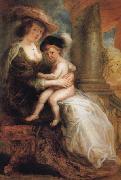Peter Paul Rubens Helene Fourment and her Eldest Son Frans painting